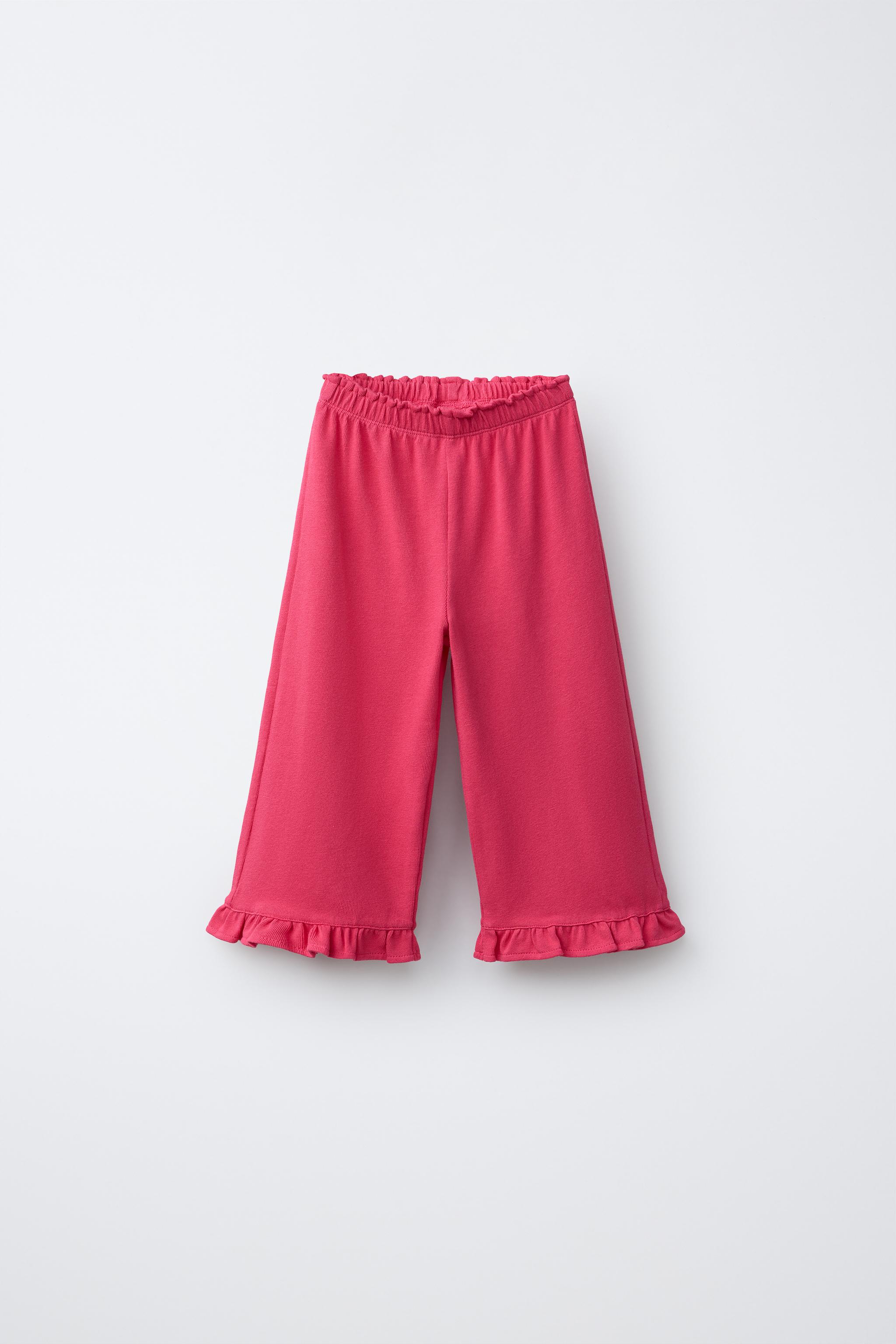 JUPE-CULOTTE À VOLANTS